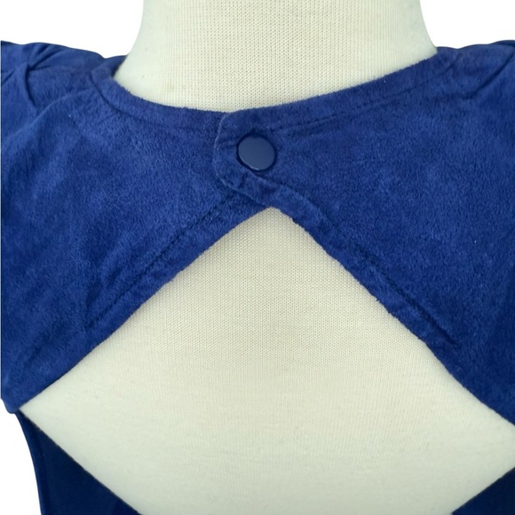 Bin Bin California Vintage 80s Elegant Blue Women's Dress Size Large - Picture 6 of 10